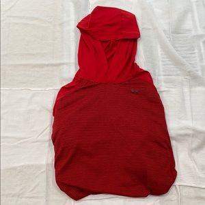 Nike red light weight hoody